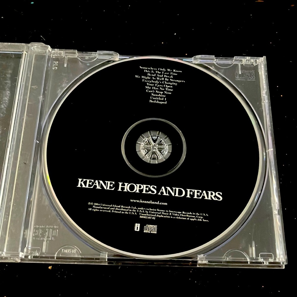 Keane Hopes And Fears, CD